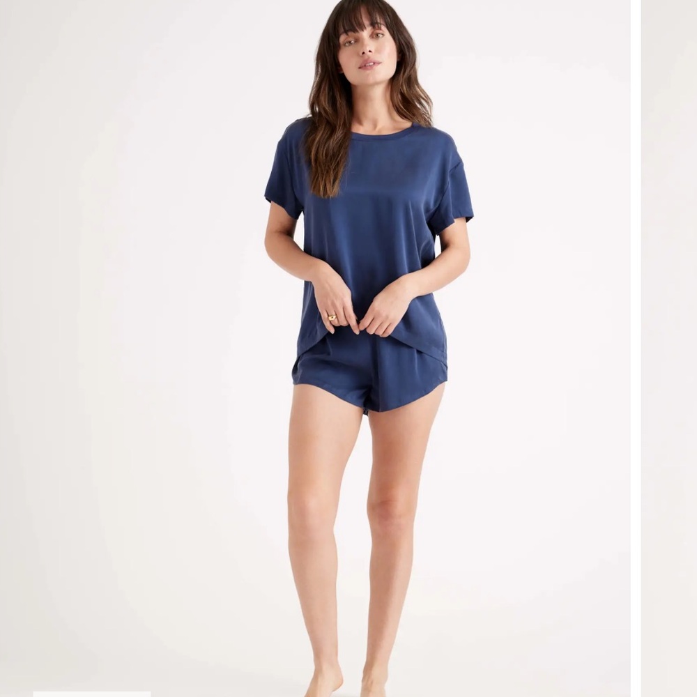 Quince Navy Blue Women's Pajama Set